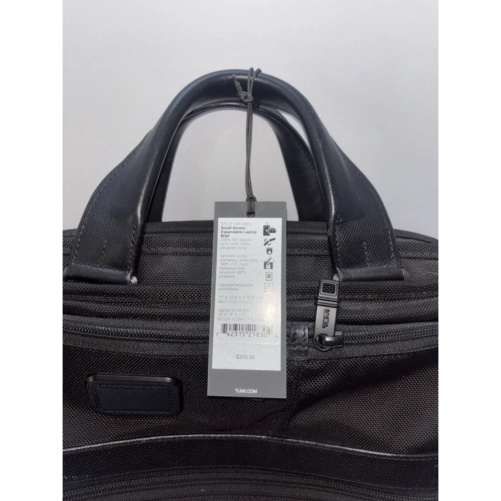 TUMI ALPHA 2 T-PASS Medium Screen Briefcase Laptop Bag Nylon / MODEL# 26516D2